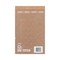 Scotch #0 Bubble Cushion Self-Adhesive Closure 7 in. x 11.25 in. Curbside Recyclable Padded Mailer - Natural Kraft (100/Carton)